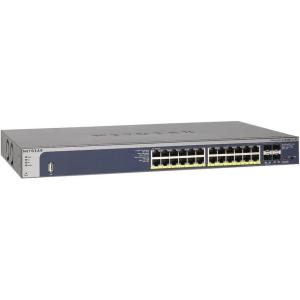 NETGEAR ProSAFE M4100-24G-POE+ 24-Port Gigabit Managed Switch with PoE+/Fiber Uplinks/Routing (GSM7224P-100NES)