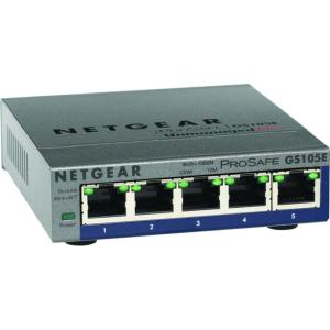 Netgear GS105E-200NAS PROSAFE PLUS 5 PORT GIGABIT SWITCH