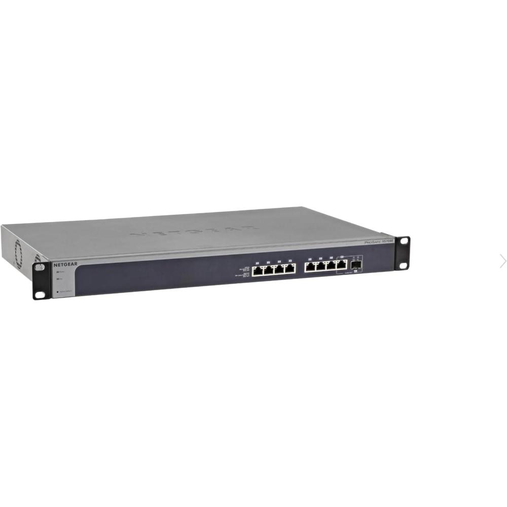 image:imageNETGEAR XS708E 8Port 10Gigabit Ethernet Smart Managed Plus Switch 1 Combo Port Renewed