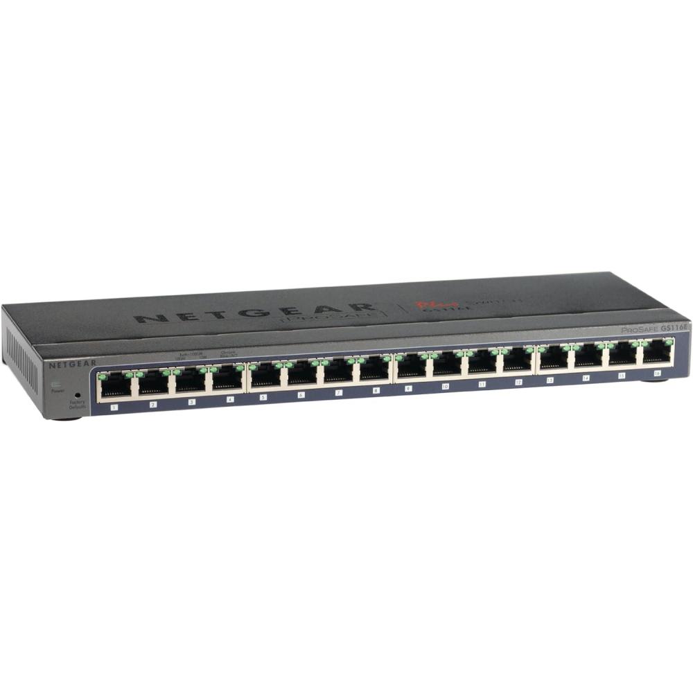 image:imageNetgear ProSafe Plus Switch 16Port Gigabit Ethernet  GS116E