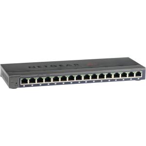 Netgear ProSafe Plus Switch, 16-Port Gigabit Ethernet | GS116E
