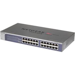 NETGEAR JGS524E-200NAS 24-Port Gigabit Rackmount Smart Managed Plus Switch, ProSAFE Lifetime Protection (JGS524E)