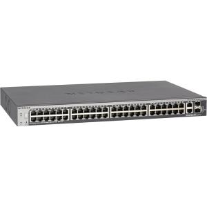 Netgear ProSafe GS752TX 52-Port Gigabit Stackable Smart Switch [S3300-52X] (Renewed)(52 port | 4xUplinks (10G))