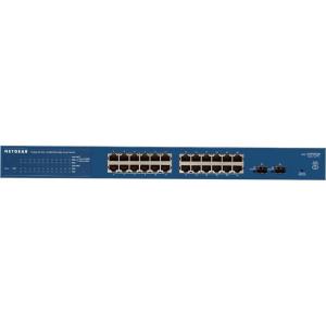 NETGEAR GS724T-400NAS 24-Port, GIGABIT Smart Switch, PROSAFE, Router, W/ 2X Dedicated SFP