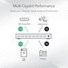 Netgear 8-Port Ultra60 PoE Multi-Gigabit Ethernet Unmanaged Network Switch (MS108UP) – with 4 x PoE++ and 4 x PoE+ @ 230W, Desktop or Wall Mount, and Limited Lifetime Protection (Renewed)